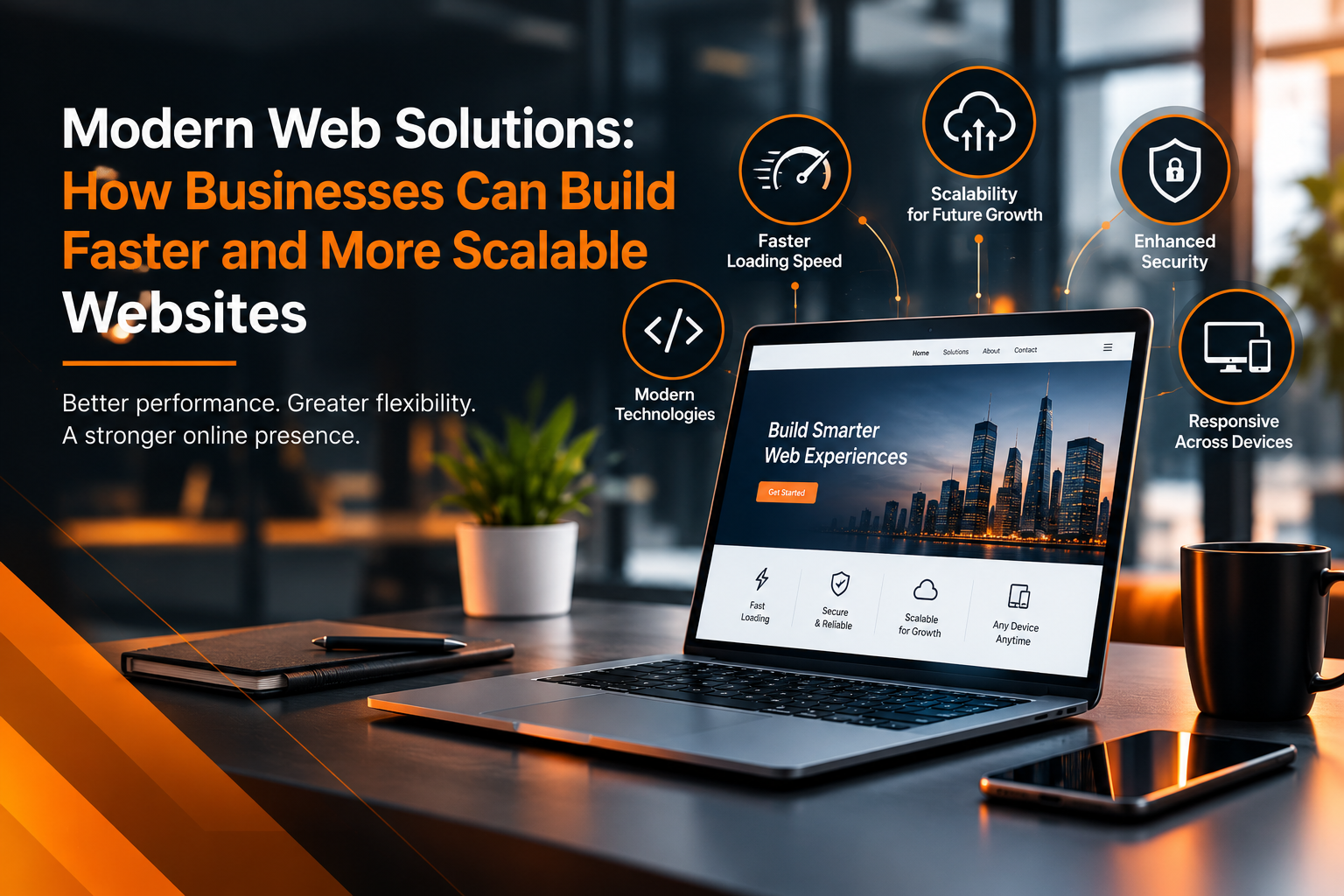 Modern Web Solutions: How Businesses Can Build Faster and More Scalable Websites